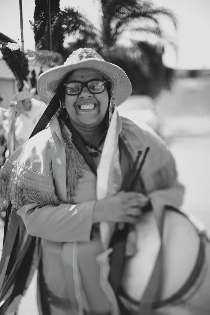 Fotografia documental 14 do Terno de Nossa Senhora do Rosário e São Benedito em Bocaiuva